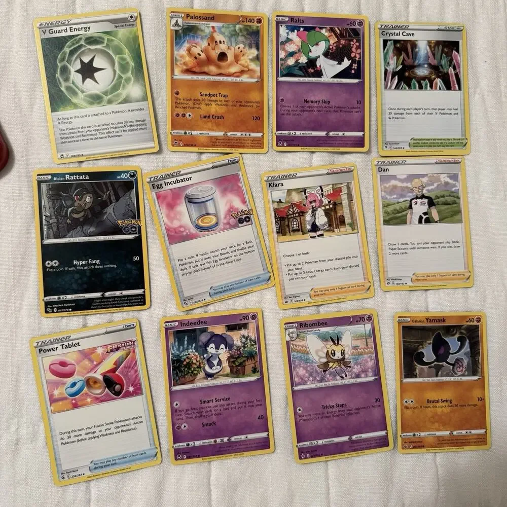 Lot Of Pokemon Cards 2022- 49 Cards.‎ Coin. Metal Tin Pokémon Pencil Case